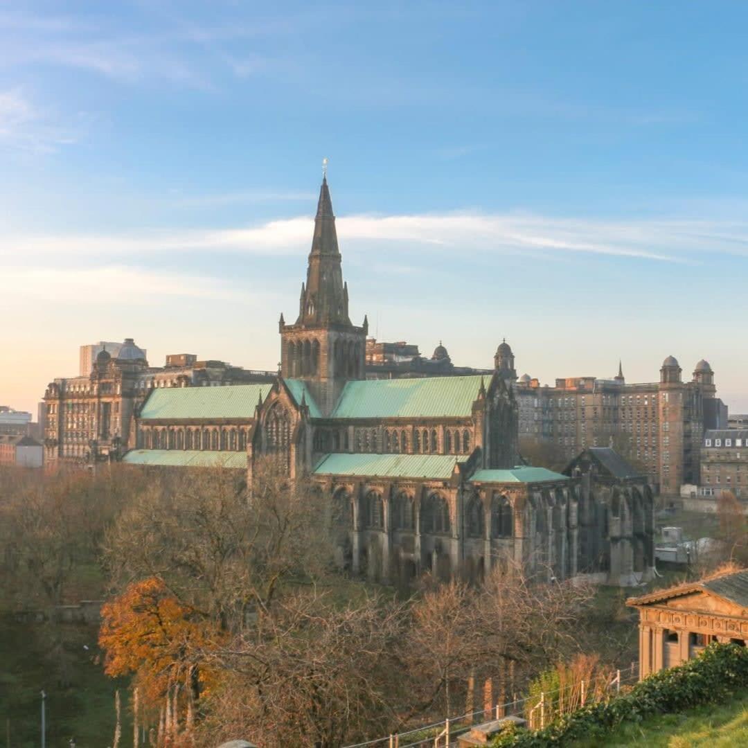 Bright Central Flat With Balcony And Free Parking Glasgow Extérieur photo